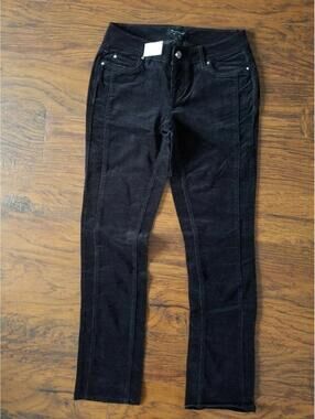 $78 WHITE HOUSE BLACK MARKET  SLIM CORDUROY  PANTS 570086978 SIZE 00